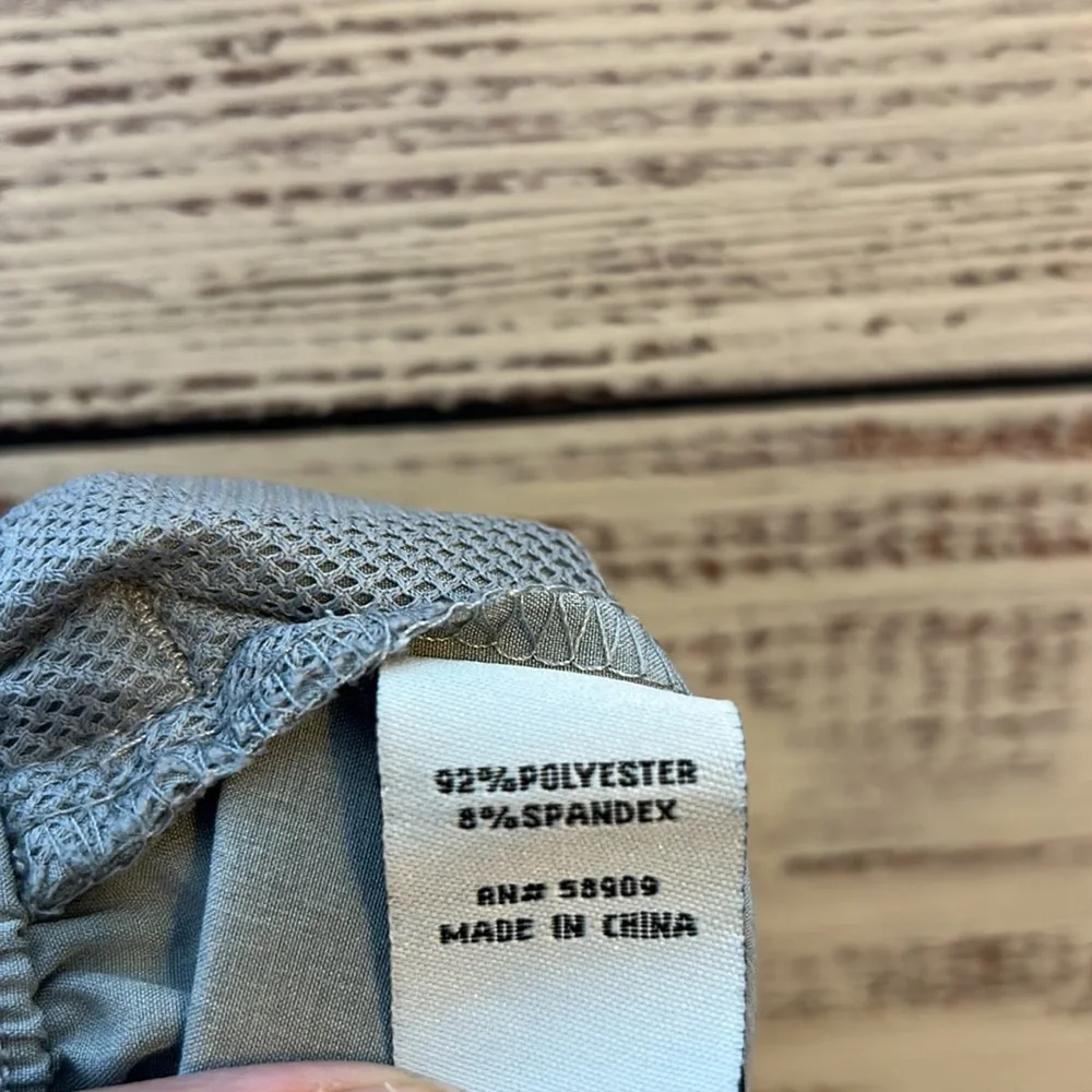First Wave Pull-On Crosshatch Synthetic Shorts Gray 8 Big Boys